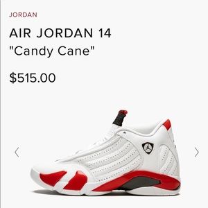 Jordan Retro 14 'Candy Cane' Size 11